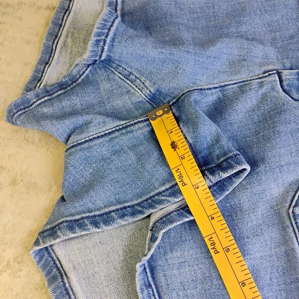 MAEVE ANTHROPOLOGIE The colette Shorts Denim Women Plus 18W Patch Pocket Stretch - Picture 8 of 9